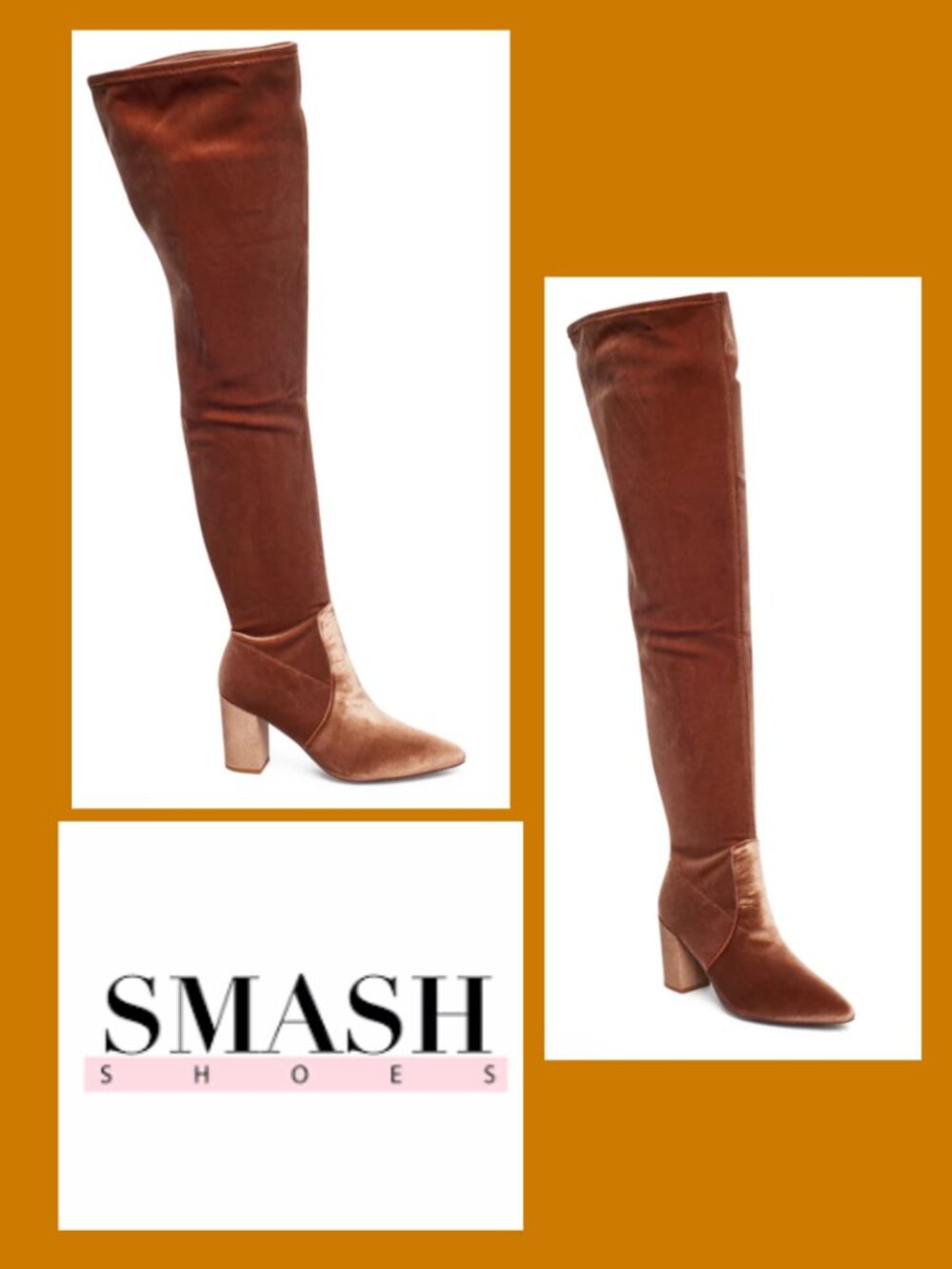 SMASH MALIA THIGH-HIGH Boots NIB Sz 13W